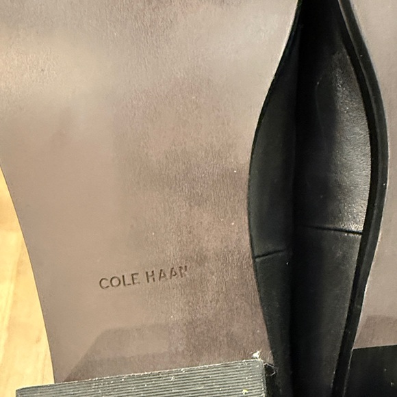 Cole Haan Dark Leather Slip-Ons - Picture 12 of 12